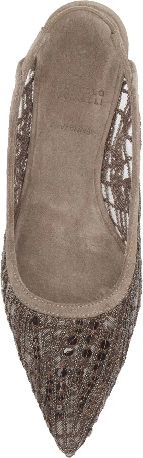 City Abstract Embroidery Slingback Pump - Image 5