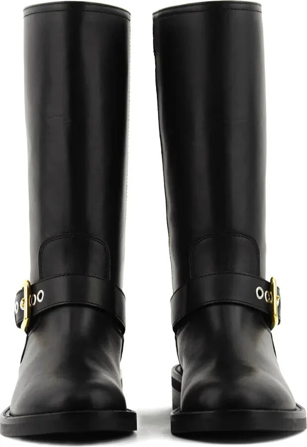 City buckle-fastening leather boots - Image 3