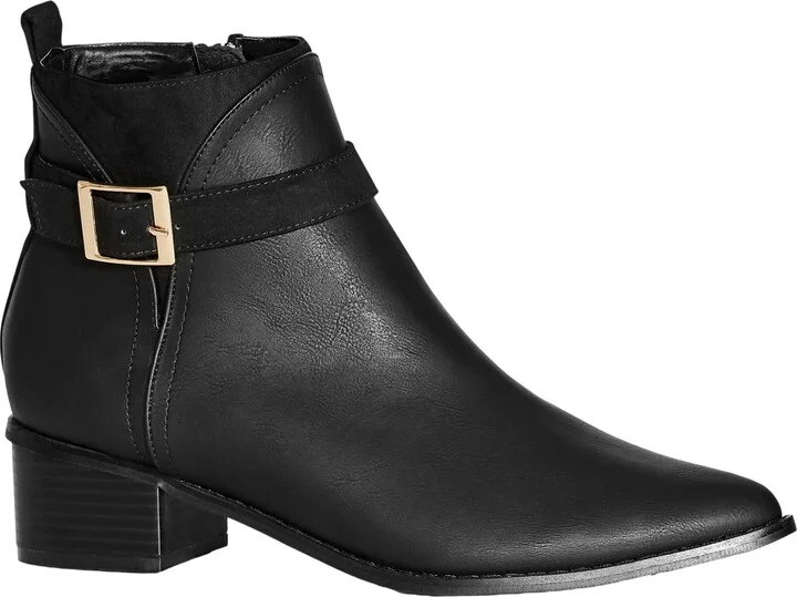 City Chic Women's Ankle Boot-Wide FIT Micah