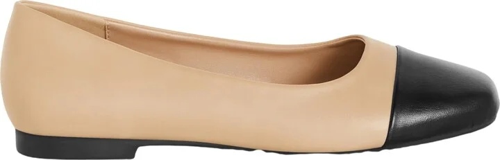 City Chic Women's Flat-Wide Fit Ebony Ballet