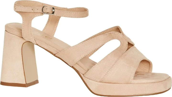City Chic Women's Platform-Wide FIT Heel Coco