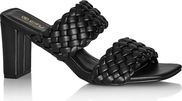 CITY CHIC | Women's Plus Size WIDE FIT Aura Mule - black - 9W