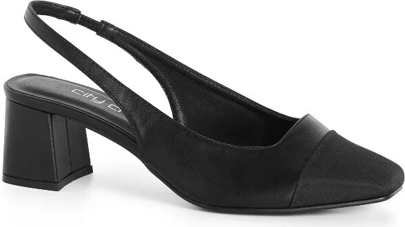 CITY CHIC | Women's Plus Size WIDE FIT Chelsea Slingback - black - 8W