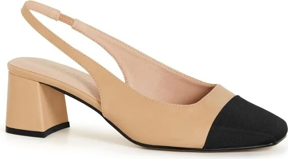 CITY CHIC | Women's Plus Size WIDE FIT Chelsea Slingback - caramel - 8W - Image 2