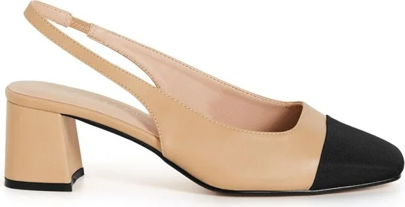 CITY CHIC | Women's Plus Size WIDE FIT Chelsea Slingback - caramel - 8W