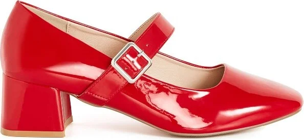 CITY CHIC | Women's Plus Size WIDE FIT Mary Jane Block Heel - red - 13W - Image 2