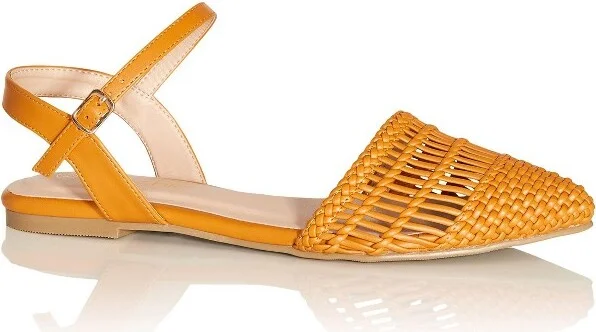 CITY CHIC | Women's Plus Size WIDE FIT Rosalie Flat - honey - 9W