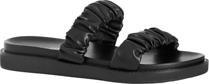 City Chic Women's Slide-Wide Fit Lille Flat