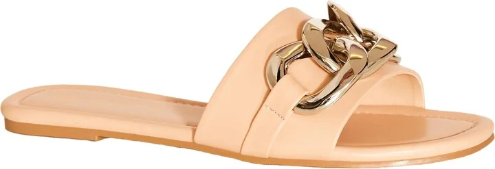 City Chic Women's Wide FIT Faith Slide Sandal