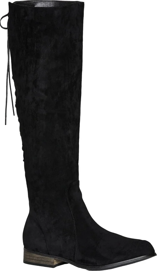 City Chic Women's Wide FIT Perry Flat Knee Boot High