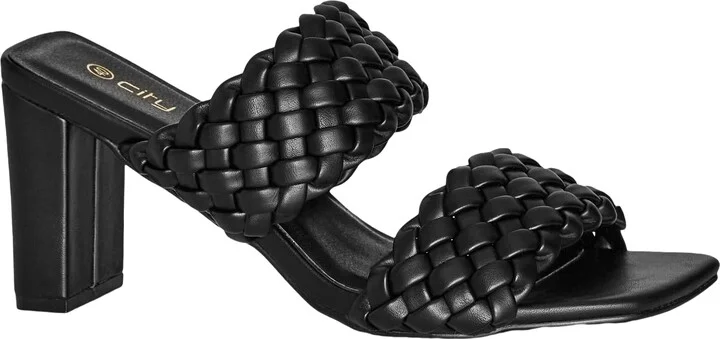 City Chic Women's Wide FIT Plus Size Aura Mule Sandal
