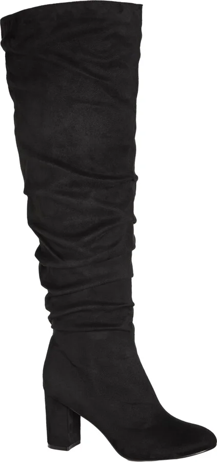 City Chic Women's WIDE FIT Raquel Knee Boot