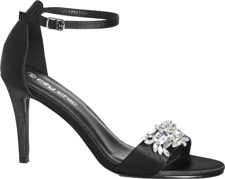 City Chic Women's WIDE FIT Totally Glam Heel