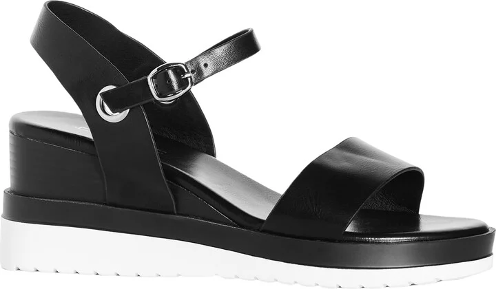 City Chic Women's Wide FIT Wild Side Wedge Sandal