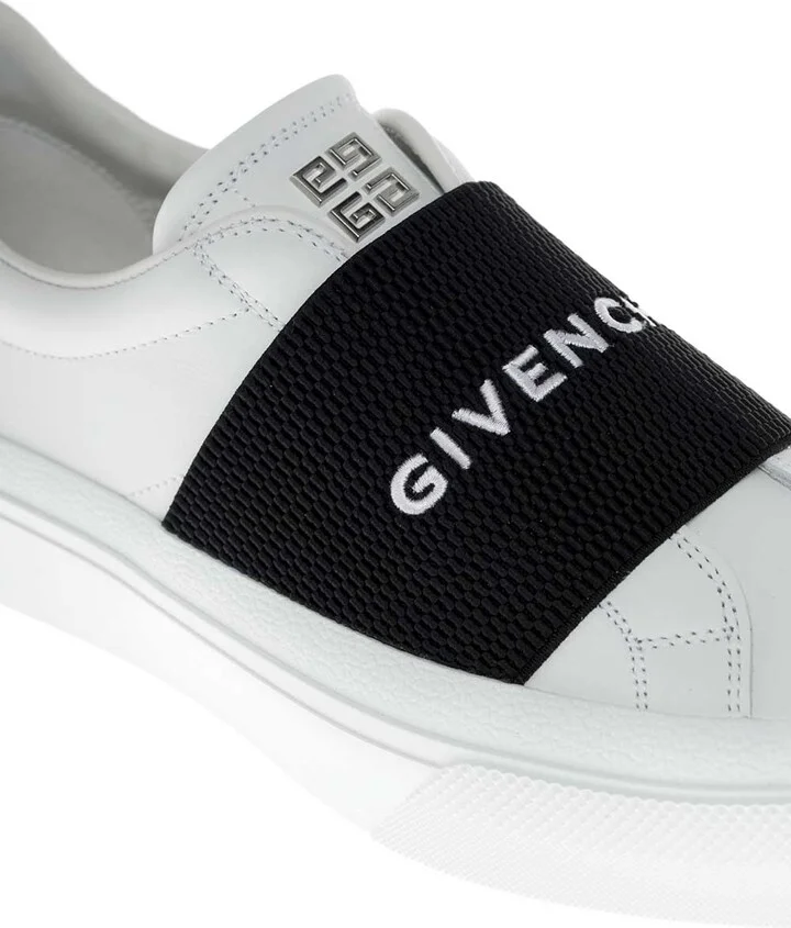 'city Court' White Low Top Sneakers With Logo In Leather Woman - Image 4