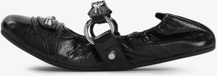 City Flat Sandals in Leather - Image 2