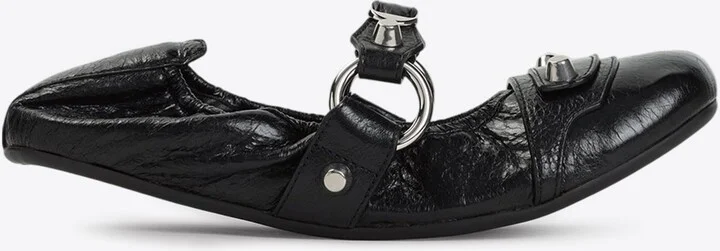 City Flat Sandals in Leather