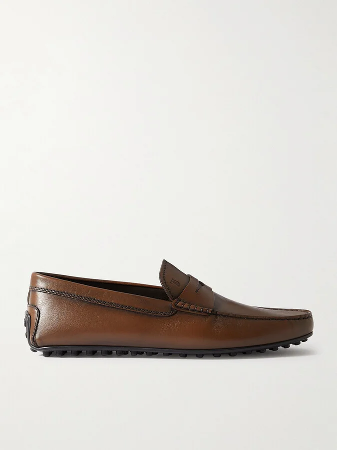 City Gommino Leather Penny Loafers