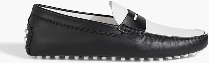 City Gommino two-tone leather driving shoes