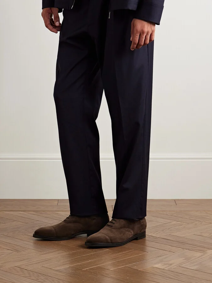 City II Cap-Toe Suede Oxford Shoes - Image 2