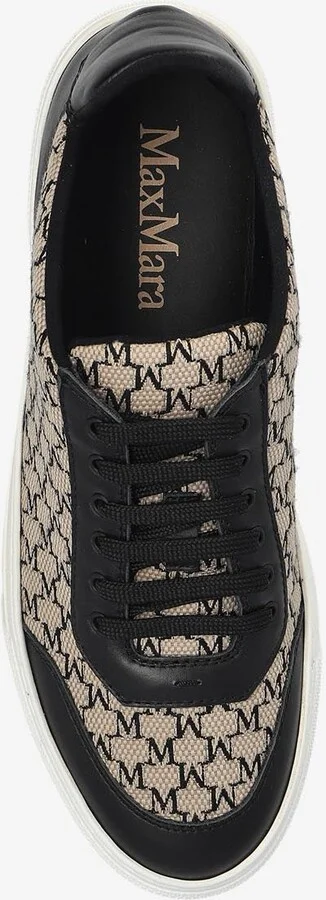 City Jacquard Knit Monogram Sneakers - Image 3