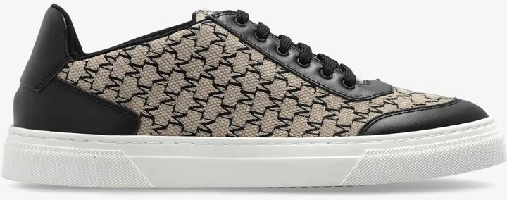 City Jacquard Knit Monogram Sneakers