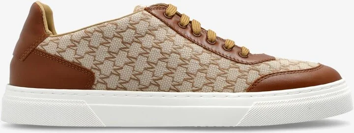 City Jacquard Knit Monogram Sneakers