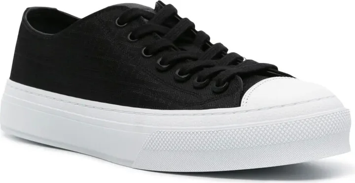 City Low logo-jacquard sneakers - Image 2
