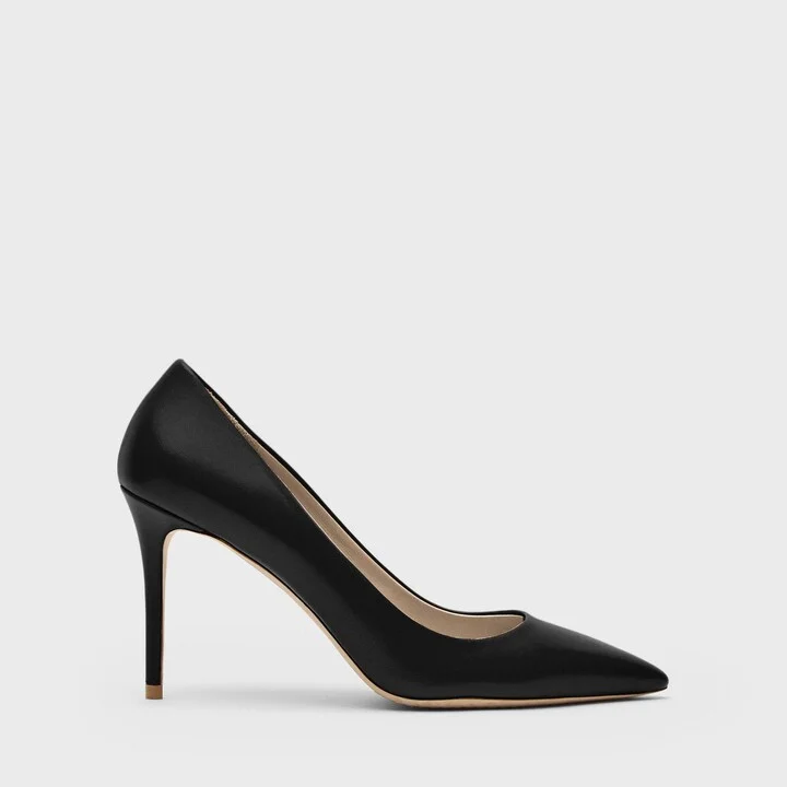 City Pump in Leather - Image 2