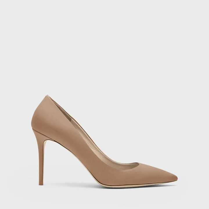 City Pump in Leather - Image 3