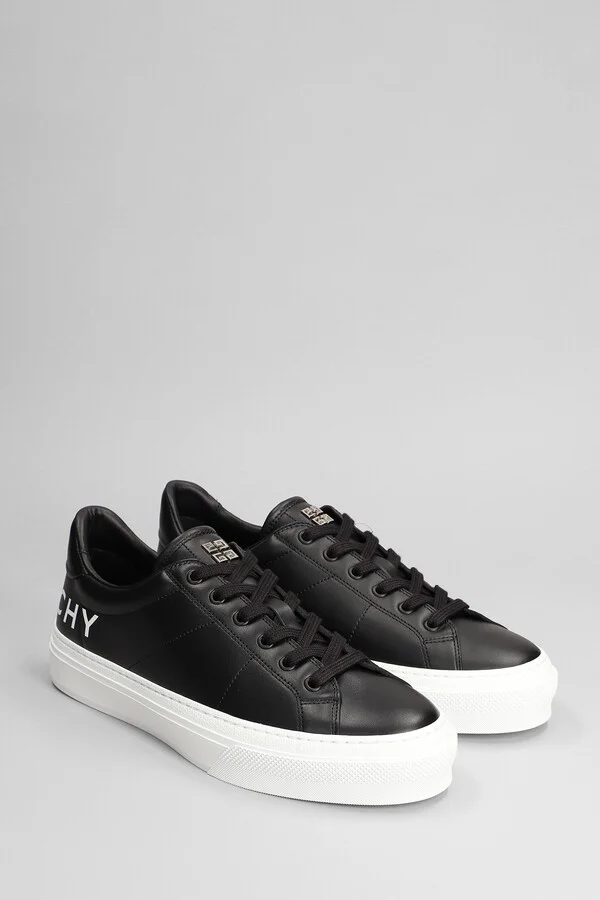 City Sport Sneakers In Black Leather - Image 2