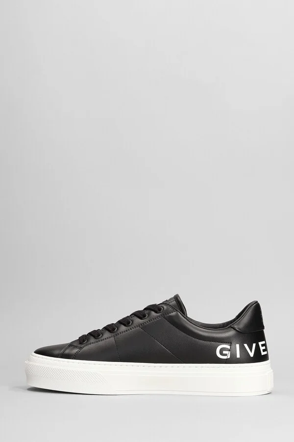 City Sport Sneakers In Black Leather - Image 3