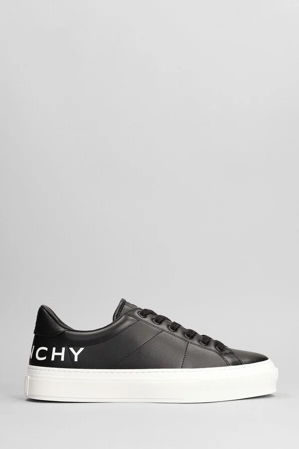 City Sport Sneakers In Black Leather