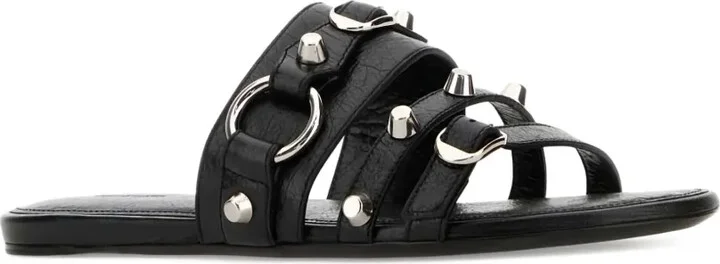 City stud-embellished slide sandals - Image 2
