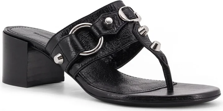 City Tong Leather Heeled Sandals - Image 2