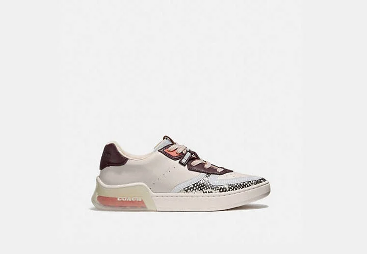 Citysole Court Sneaker In Snakeskin - Image 2