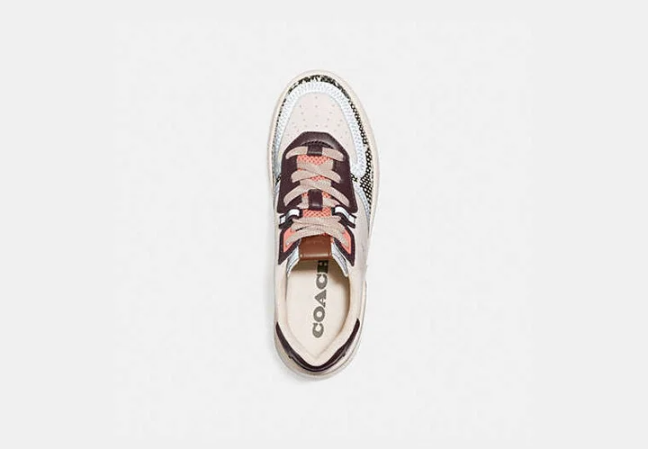 Citysole Court Sneaker In Snakeskin - Image 4