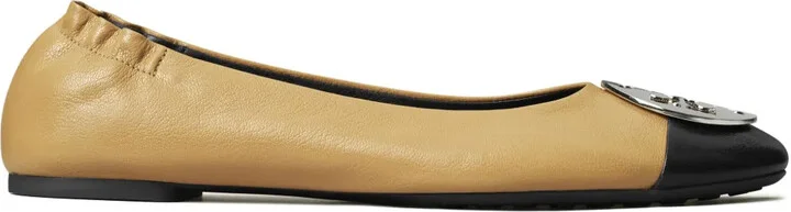 Claire cap-toe ballerina shoes