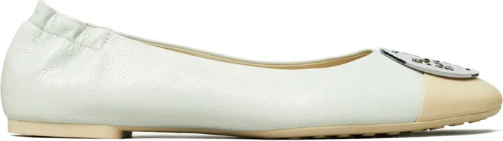 Claire cap-toe ballerina shoes