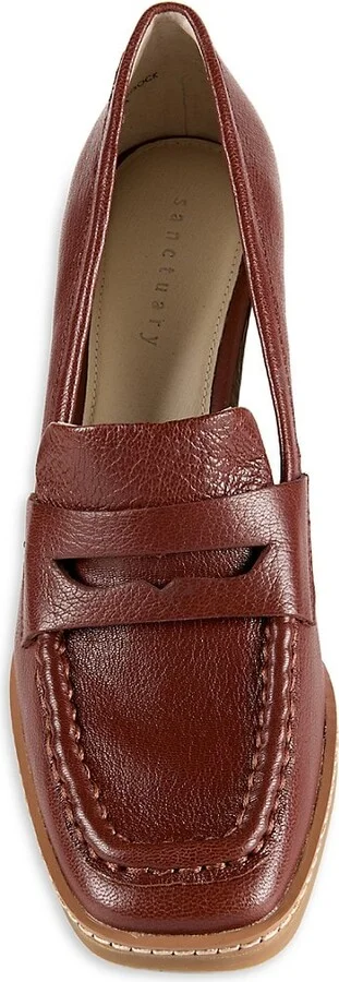 Claire Leather Wedge Pumps - Image 5