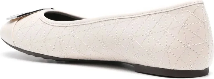 Claire quilted ballerina shoes - Image 3