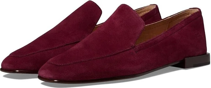 Claire Venetian FR40543 Loafer Women 8.5 Wine Leather Slip-On Shoes KHD1205
