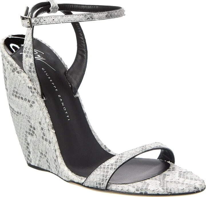 Clandestino 105 Snakeskin Wedge Sandal