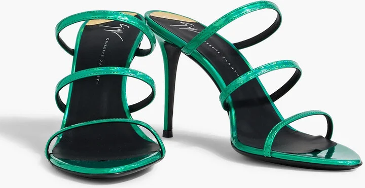 Clandestino patent-leather sandals - Image 2