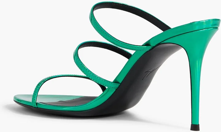Clandestino patent-leather sandals - Image 3