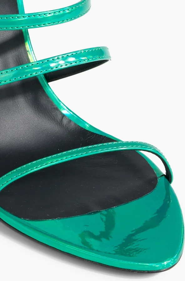 Clandestino patent-leather sandals - Image 4