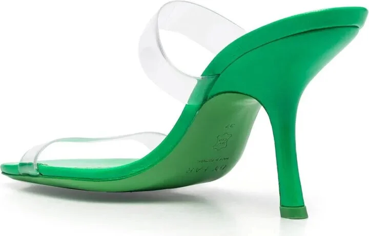 Clara 100mm square-toe sandals - Image 3