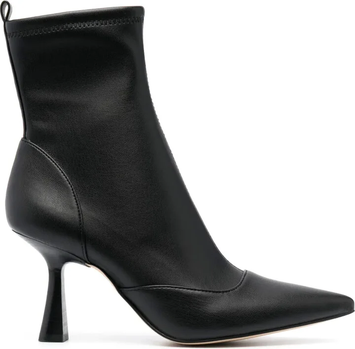 Clara 80mm leather ankle boots