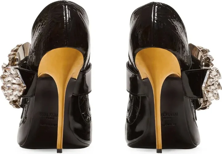 Clara 95mm crystal-embellished pumps - Image 3