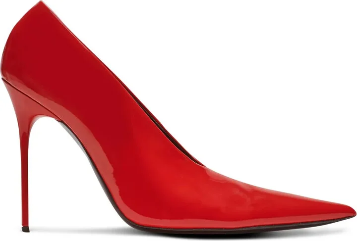 Clara 95mm patent pumps